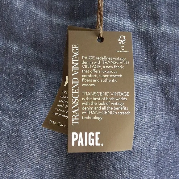 New Paige Laurel Canyon Flare Jeans Sz 31 - Picture 6 of 7